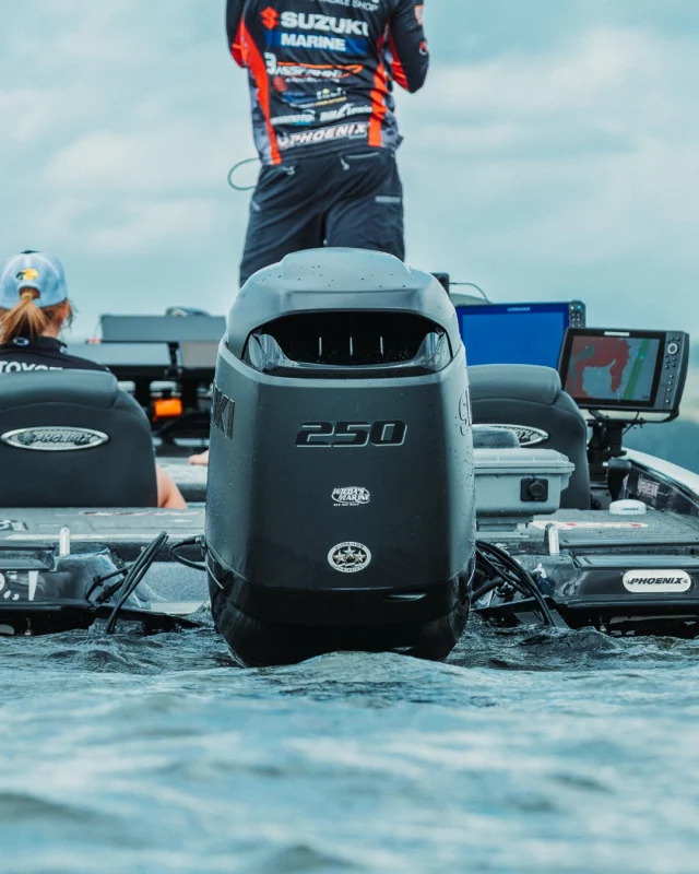 Trust the process. Trust the power. @mbeckerfishing runs with Suzuki Marine.